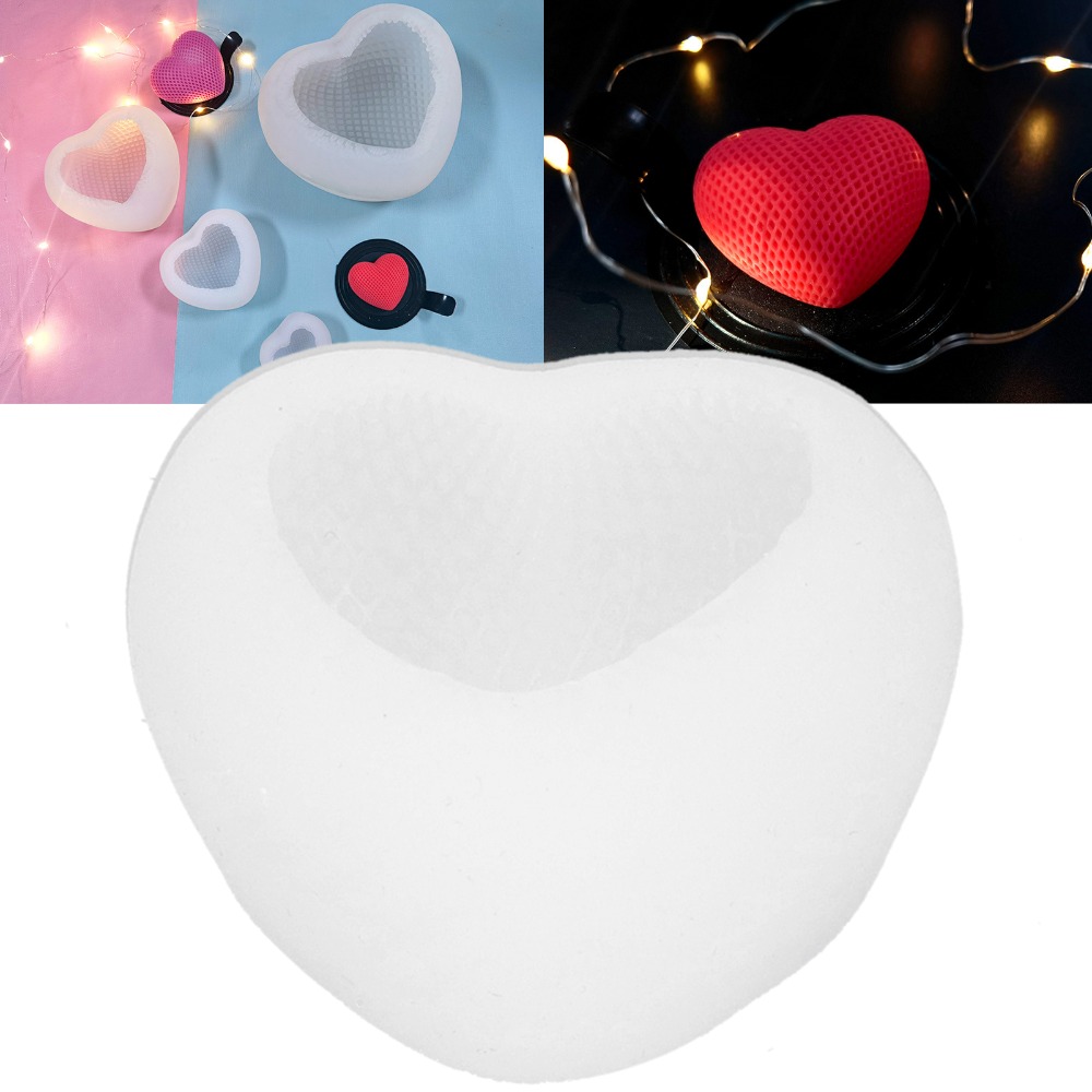 Resin Art Love - Resin Casting Mould Woven Heart Silicone