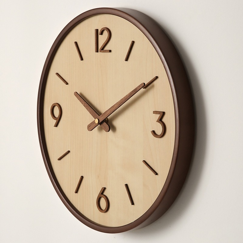 Modern Wooden Silent Art Wall  - Resin Art Wall Clock recension och pris